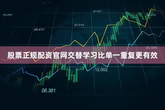 股票正规配资官网交替学习比单一重复更有效